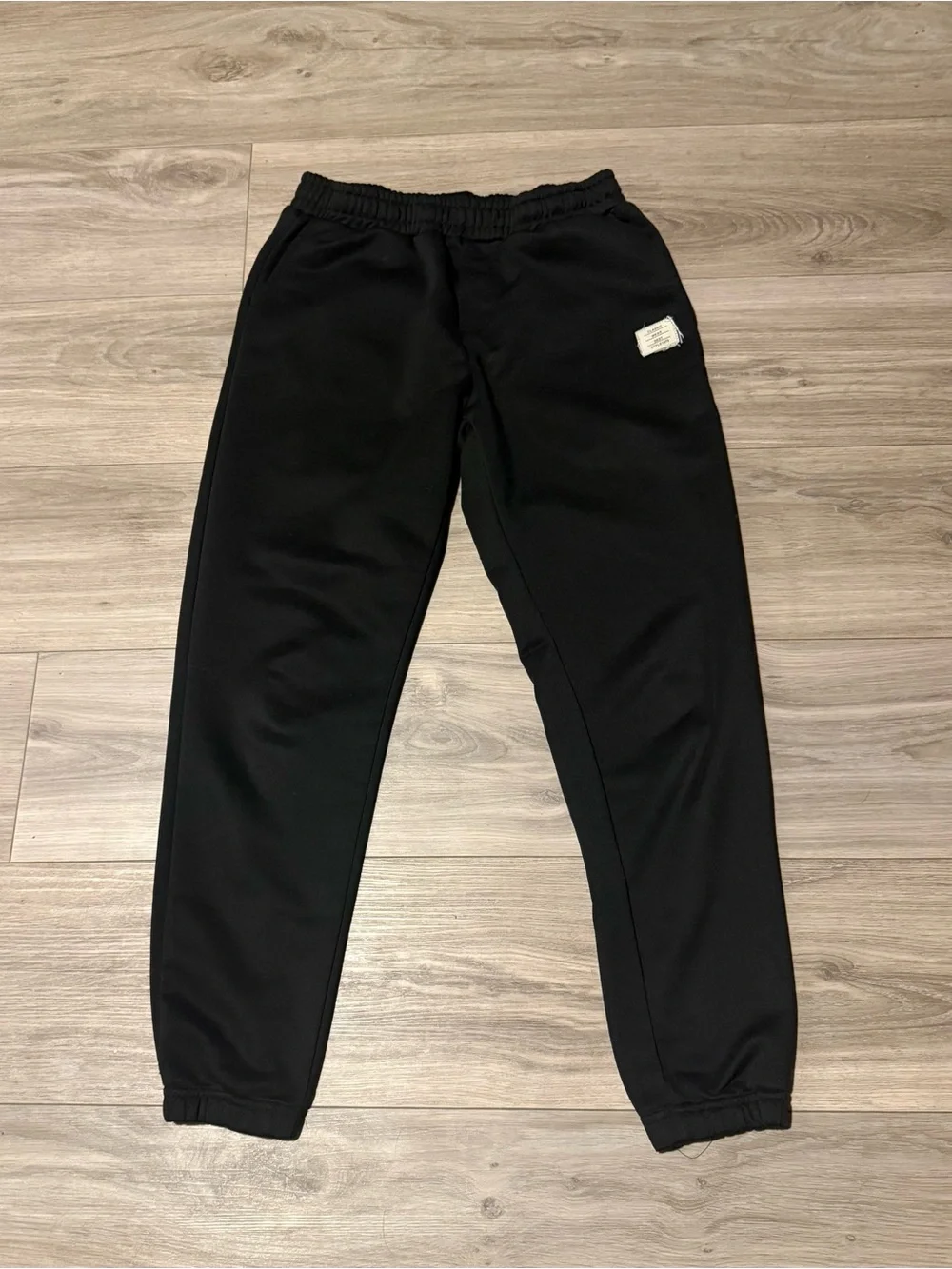 SHEIN Black Elastic Waist Joggers